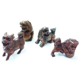 Complex Netsuke: Fu Dog and Qilin Figurines - Image 6