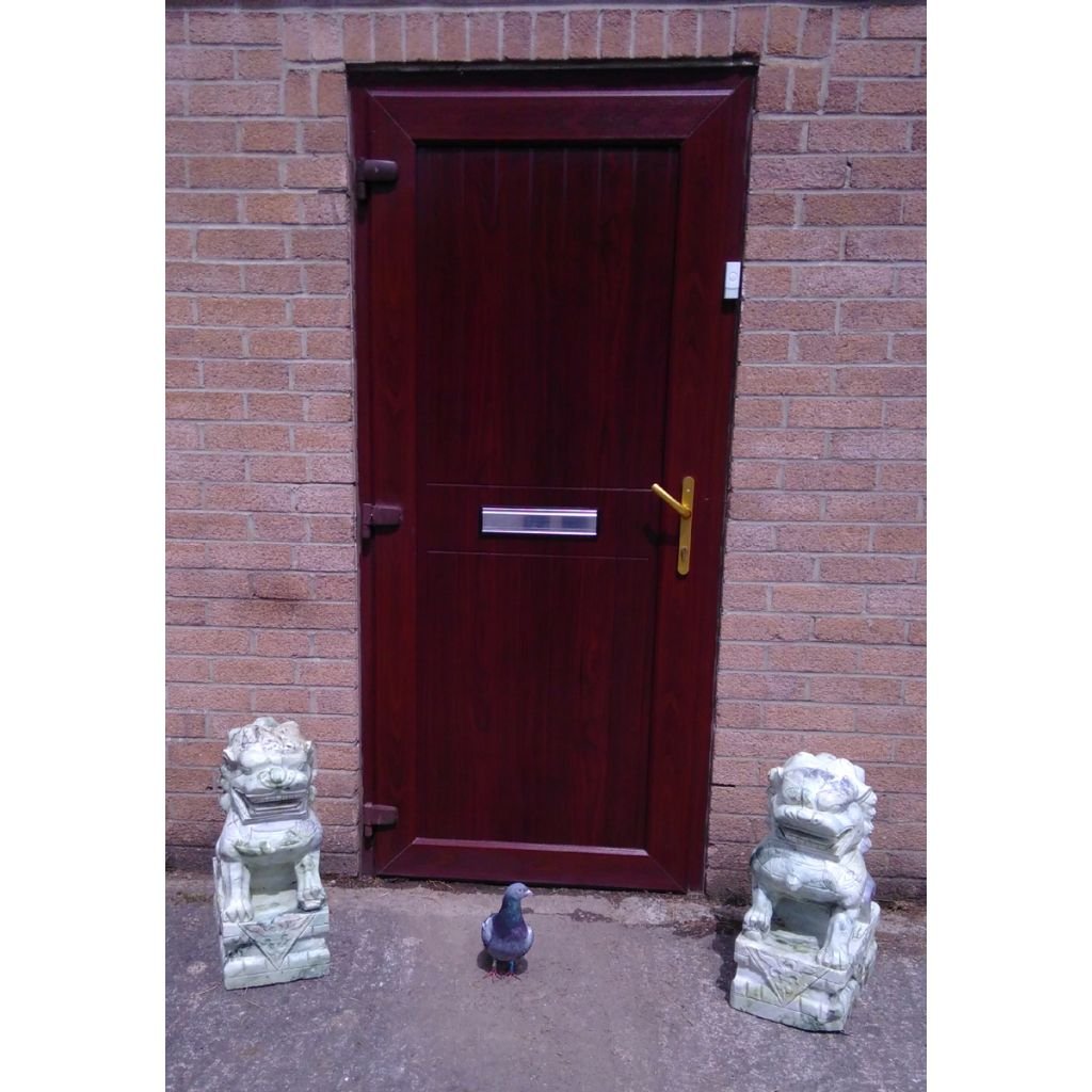 Large Pair of Real Jade Lion Sculptures - Image 5