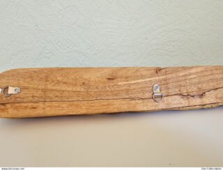 Vintage 3 LIZARDS ON LOG - Wood Sculpture/Wall Plaque, 46cm - Image 2