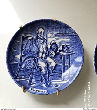 5 x Wedgewood Porcelain Mini Plates, Vintage - Image 4