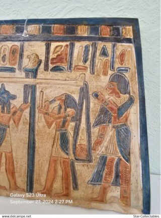 Ancient Egyptian Antiquities Stone Tablet, 29.5 x 20cm - Image 4