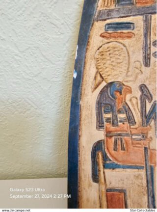 Ancient Egyptian Antiquities Stone Tablet, 29.5 x 20cm - Image 5