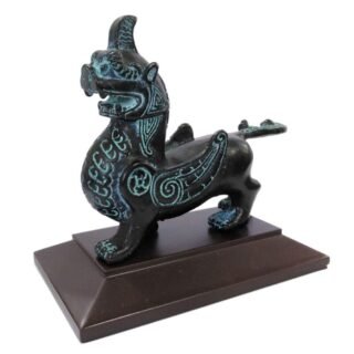 Hand-crafted Bronze Rui Shou Sculpture - Image 3