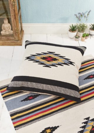 Kalaya Handloom Kilim Lge Cushion/Floor Cover, 75 x 75cm