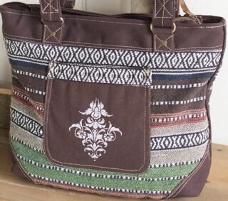 Canvas Shoulder/Tote Bag with Cotton Durry