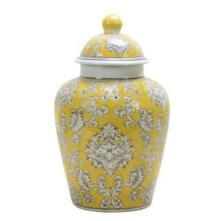 Chinese General Jar in yellow