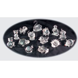 Hand-crafted Crystal 12 Piece Animals Set