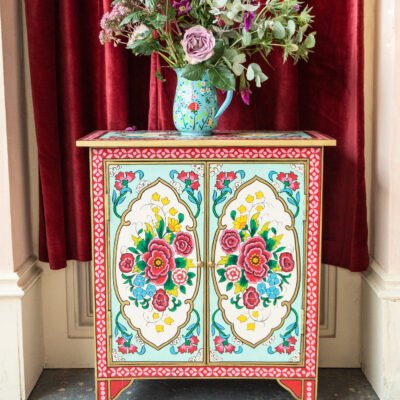 Hand-painted Cupboard/Cabinet, Rikisha
