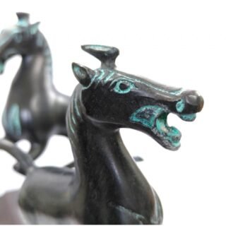 Hand-crafted Bronze Gansu Flying Horse Sculpture - Image 4
