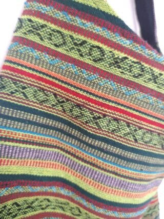 Gheri Fabric Jogi Bag with Strap - Handcrafted - Image 3
