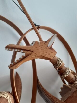 Handcrafted Giant Bamboo Windchime/Mobile, Dragon 74 x 17cm - Image 3