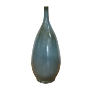 Green Bottle Vase, Porcelain