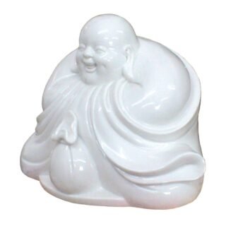 Hand-crafted Porcelain Ha-ha Buddha Sculpture