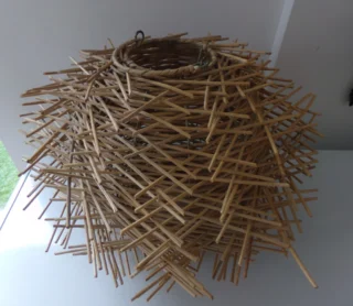 Hand-crafted Lampshade Hedgehog 27cm - Image 2