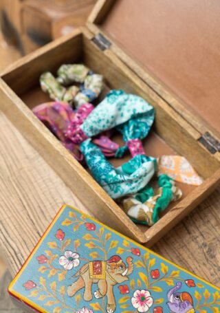 Jayan Elephant Handpainted Set Of 2 Boxes - Image 3