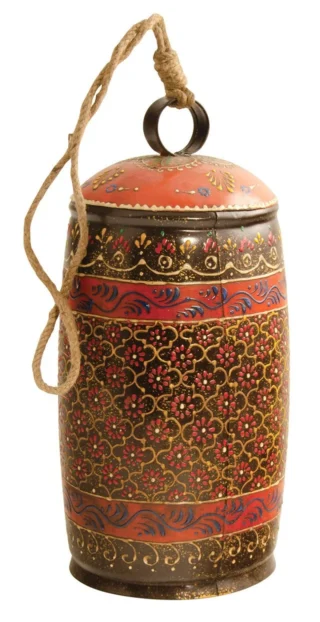Large Hand Painted Iron Bell