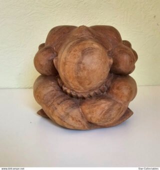 Handcrafted Vintage YOGIMAN/Orang Malu Figurine/Sculpture, 21cm