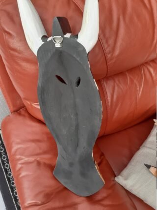 Large Zebra Mask Wall Hanger - Image 4