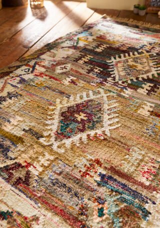 Dharna kilim Rug, handloom, 150 x 240cm - Image 4