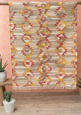 Harini Kilim Cotton/Hemp Rug, 150 x 240cm - Image 2