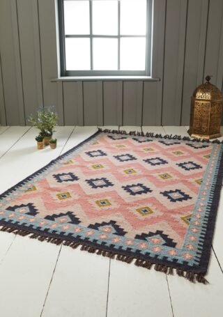 Loxi Large Indian Kilim Runner 75 x 240cm - Image 3