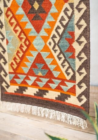 Saira  Handloom Kilim Runner/Rug, 75 x 240cm - Image 3