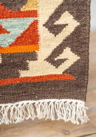 Saira  Handloom Kilim Runner/Rug, 75 x 240cm - Image 4