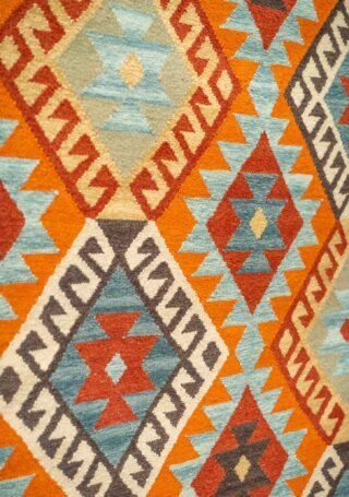 Saira  Handloom Kilim Runner/Rug, 75 x 240cm - Image 5