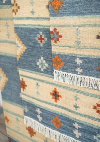Bimala Handloom Kilim Rug, 150 x 240cm - Image 3
