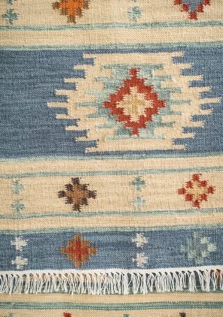 Bimala Handloom Kilim Rug, 150 x 240cm - Image 4