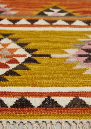 Kunduz Handloom Kilim Runner/Rug 75 x 240cm - Image 5