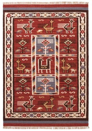 Birdsong Indian Kilim Rug 180 x 270cm