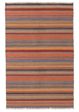 Ooty Stripe Indian Kilim Runner 75 x 240cm - Image 2