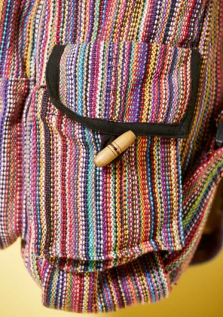 Rainbow Gheri Backpack, 42 x 43cm - Image 3