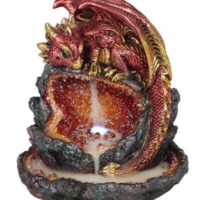 Red Dragon Backflow Incense Burner
