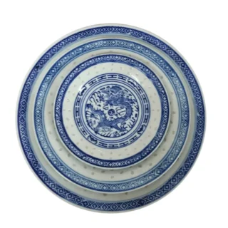 Rice Pattern Plates Set - Image 3