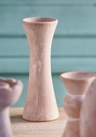 Pair of Terracotta Candle Holders, Senjuti