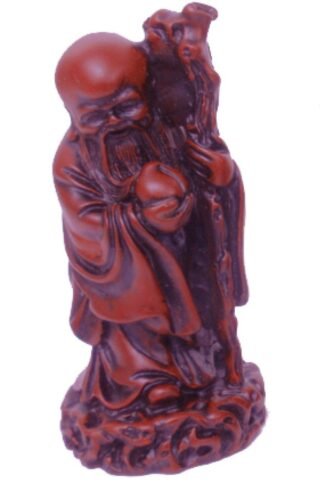 Hand-crafted Set of 3 Chinese Gods Sculpture - Image 4