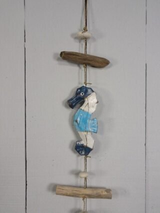 Hand-crafted String of Stripy Seahorses. 90 x 10cm - Image 2