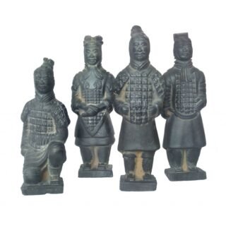 Hand-crafted Set of 4 x Terracotta Warriors - Image 3
