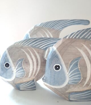 Hand-crafted Set of 3 Angel Fish - Image 4