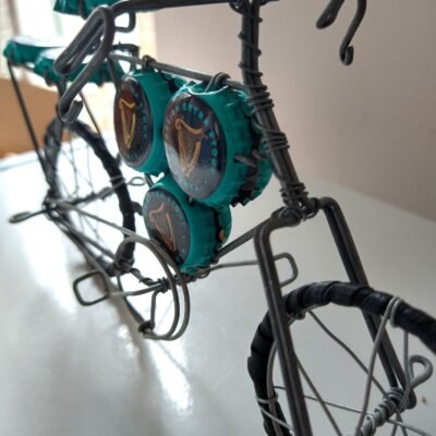 Metal Guinness Tops Bicycle Figurine, 21cm