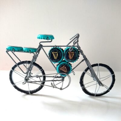 Metal Guinness Tops Bicycle Figurine, 21cm