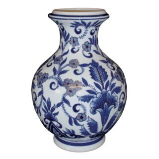 Large Blue and White Porcelain Vase