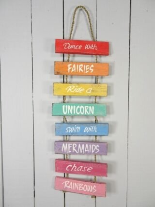 Wood Sign/Plaque 'Dance With!!' 57 x 20cm, Handcrafted
