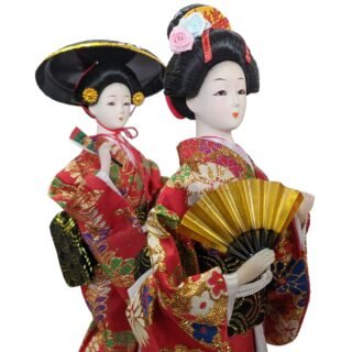 Hand-crafted Japanese Dancer Doll, 31cm - Image 4