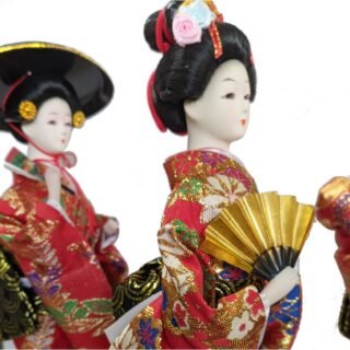 Hand-crafted Japanese Dancer Doll, 31cm - Image 3