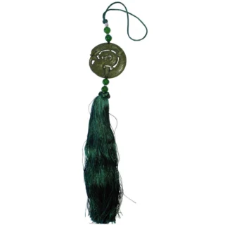 Oriental Jade Dragon Talisman - Charm/Hanging - Image 5