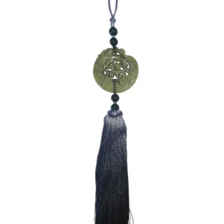 Oriental Jade Dragon, Talisman/Hanging - Image 4