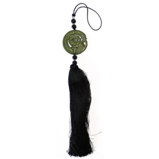 Oriental Jade Dragon Talisman - Charm/Hanging - Image 6